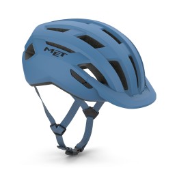 Kask MET ALLROAD M blue mat